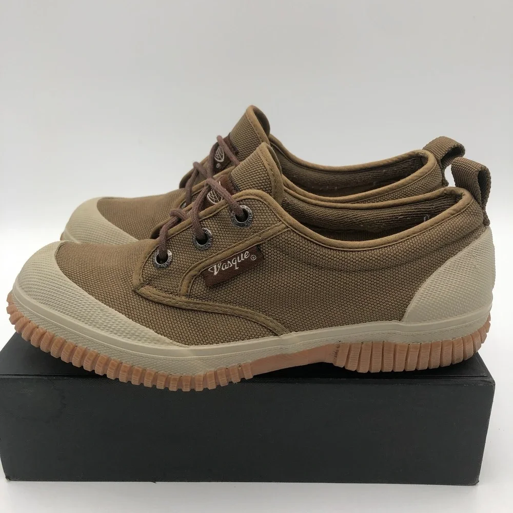 Vasque Portage Shoes Women's‎ 8 Low Canvas Olive Green Casual walking Sneakers - Picture 5 of 11